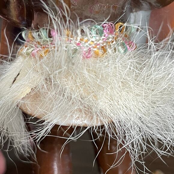 Vintage African Tribal Dancer with Shield Figurine Ceramic Mid Century Japan - Picture 10 of 11